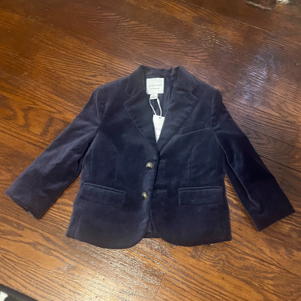 Janie & Jack Velvet Blazer